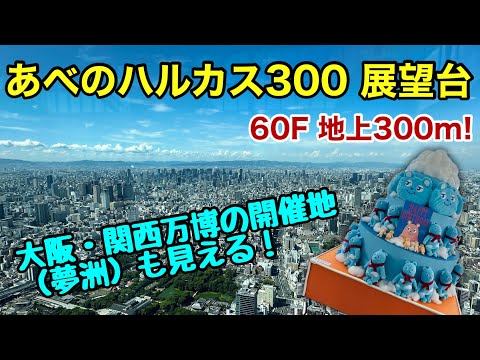 【あべのハルカス300展望台】60Fまでのエレベーターが高速で雰囲気も素敵でした♪