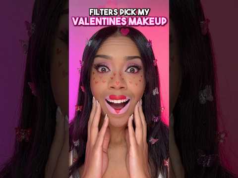 CUTE 💖 or FAIL? 💔 Filters Pick My Valentines Makeup! 😳💄