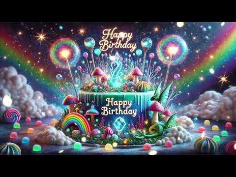 Beautiful fairy tale Birthday Cake and wonderful Happy birthday songs! Geburtstagslieder