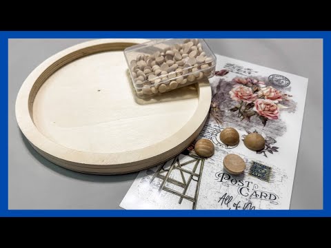 Decorative Display Tray DIY || Home Decor DIY || Just 1 Quick Craft