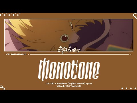 YOASOBI / Monotone (English Version) Lyrics [Eng]