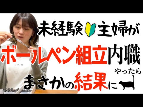 【1本◯◯円】内職でボールペン組立の在宅バイト副業を未経験主婦がやってみた結果…