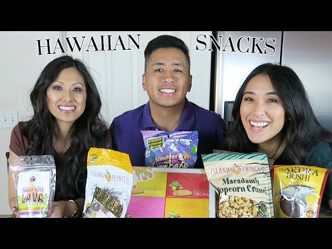 TRYING SNACKS FROM HAWAII