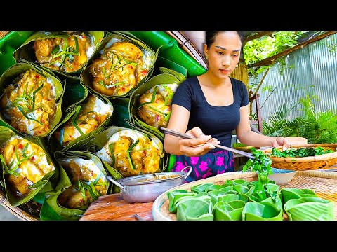 Amazing Cambodian VILLAGE FOOD 🇰🇭 Khmer AMOK + Coca-Cola Chicken with @ThydaCookingTV