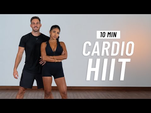 10 MIN CARDIO HIIT WORKOUT - ALL STANDING - Full Body, No Equipment, No Repeats