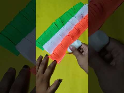 Independence Day Flower Craft Ideas 🇮🇳 #shorts #youtubeshorts #viralvideo #kolkata #spcreation