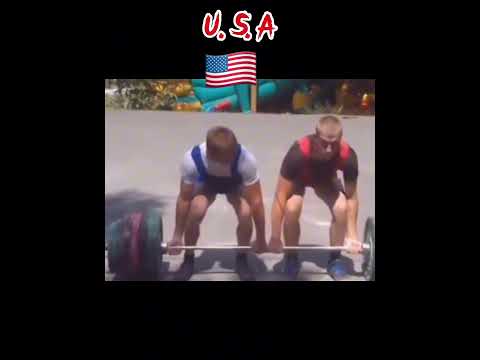 Japan vs U.S.A Differences in powerlifting #funnyvideo #funnyimages #moskau #japan