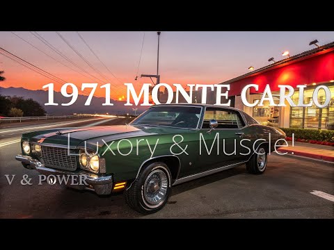 1971 Chevrolet Monte Carlo: Classic American Luxury and Muscle