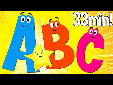 ABC Songs for Kids | A to Z (Uppercase) | ​​🌈 Super Simple ABCs