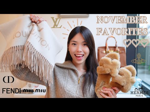 NOVEMBER FAVORITES 🍂🍁 Hermes, Miu Miu, Fendi, Louis Vuitton, Dior, Meijuri, Diptyque, and more!