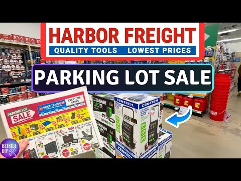 Harbor Freight Tools Parking Lot Sale March 2025  ! Great Deals