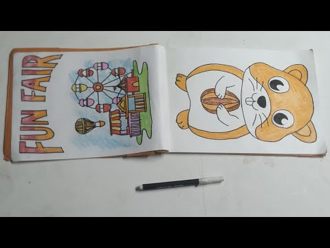 Drawing competition/School Homework/ Fun fair/ square @modikasundayvlogs9920