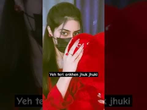 yeh Teri Aankhen jhuki jhuki #shorts #beautifulgirl #sharuhkhan #wollywood #youtubeshorts