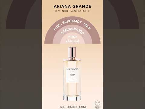 ARIANA GRANDE'S NEW PERFUME LOVENOTES IS A DEPARTURE FROM HER PREVIOUS FRAGRANCES IN MY VIEW