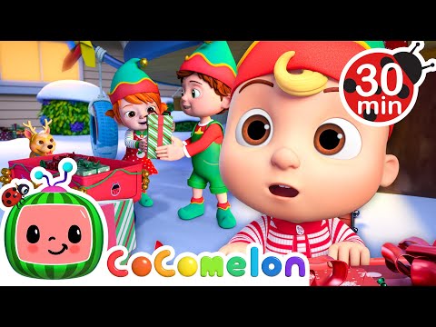 JJ Elf in Santa's Workshop🎁 | Cocomelon | Kids Cartoons & Nursery Rhymes | Moonbug Kids