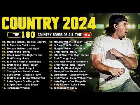 Country Music 2024 - Morgan Wallen, Luke Combs, Brett Young, Kane Brown, Luke Bryan, Chris Stapleton