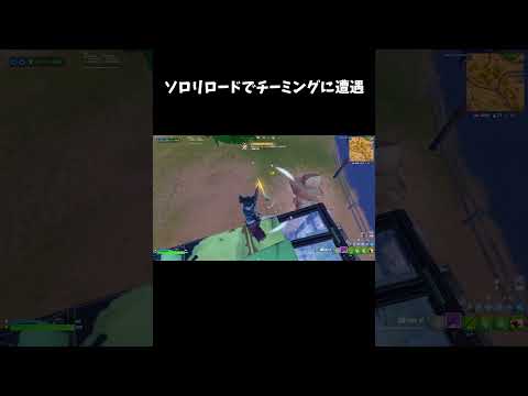 ソロリロードでチーミングに遭遇【フォートナイト/FORTNITE】