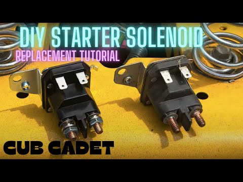 DIY How to Replace The Starter Solenoid on a Cub Cadet Riding Lawnmower Demo | XT2 Enduro Series