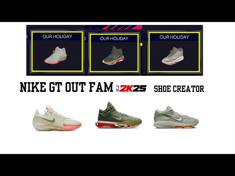 NIKE GT FAMILY " OUR HOLIDAY" NBA2K25 SHOE CREATOR