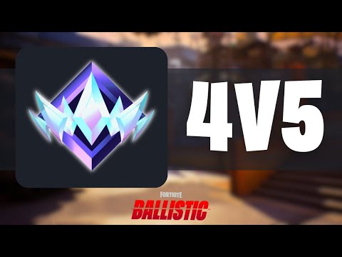 We 4v5ed this Unreal ranked game! (Fortnite: Ballistic)