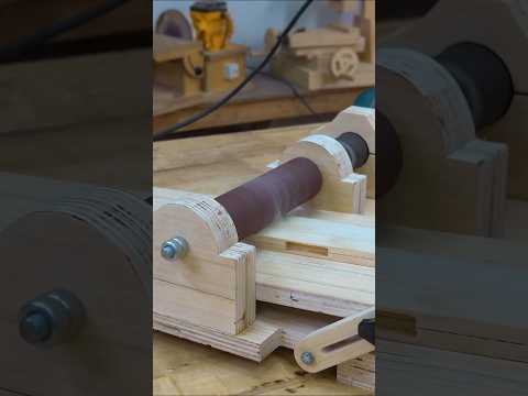 Amazing DIY Wooden Roll Sander Jig for Woodworking ( part 2 )#shorts #woodworking #trending