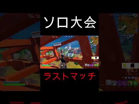 ソロ大会予選突破がかかったリアルなラスマ【フォートナイト/Fortnite】