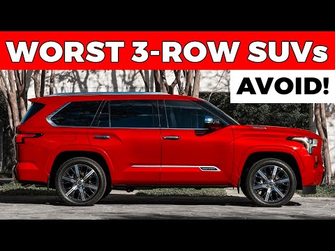 WORST 3-ROW SUVs You Must AVOID in 2024