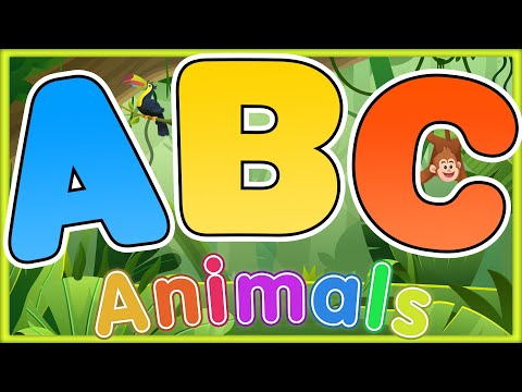 ABC Animals Song | ABC Alphabet Song with Animals for Children