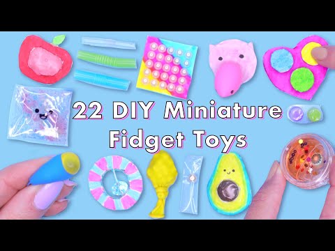 22 DIY Best Miniature Fidget Toys Compilation! VIRAL TikTok anti-stress fidgets