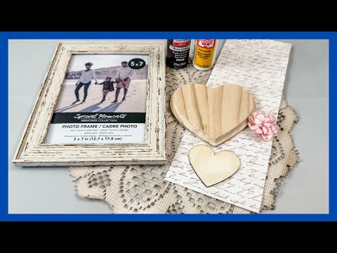 Rustic Heart Decor DIY || Dollar Tree DIY || Just 1 Quick Craft