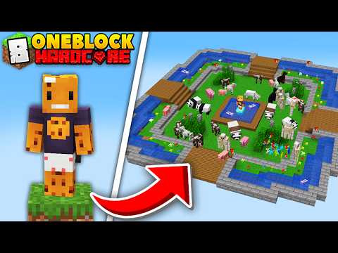 The ONE BLOCK SERIES RETURNS in Minecraft Hardcore