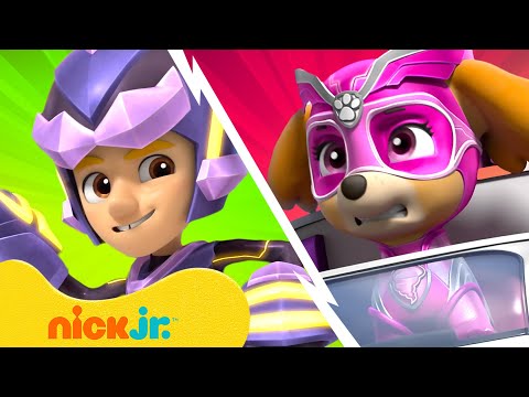 PAW Patrol Pups vs. Harold Humdinger! w/ Skye #3 | 10 Minute Compilation | Nick Jr.