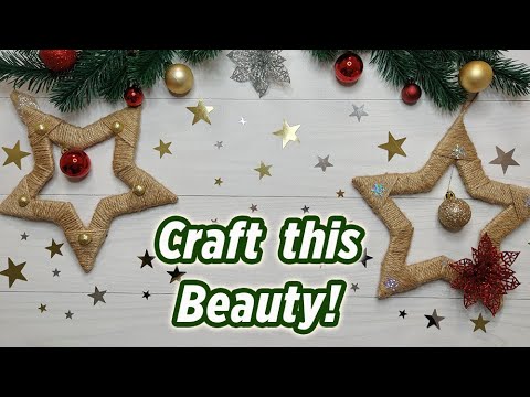 DIY Christmas Star: Easy & Stunning Holiday Decoration