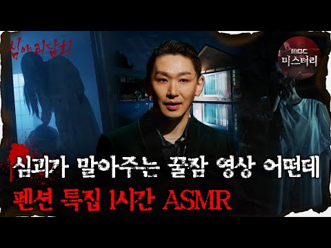 [#심괴ASMR] 심괴가 말아주는 꿀잠 영상 어떤데 펜션 특집 1시간 ASMR #심야괴담회 #심괴 #어둑시니 #midnight #horrorstory MBC211111방송