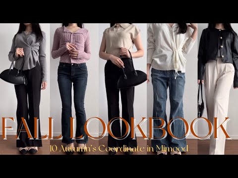 【LOOKBOOK】🍂韓国通販の服で秋冬10コーデ🍁韓国オフィスコーデが大優勝🫶🏼최애 패션앱 겨울/가울 패션하울