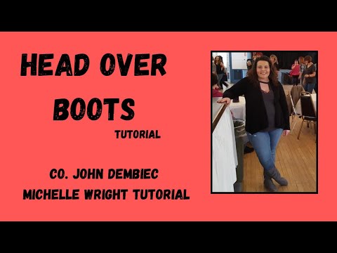 Head over boots line dance tutorial Novice choreography by John Dembiec