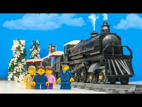 Lego POLAR EXPRESS Train MOC!!