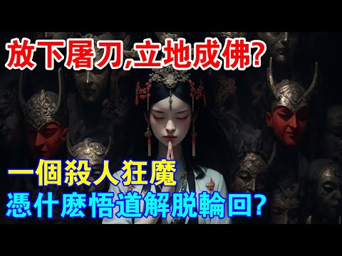 修行人必看！一個殺人狂魔，憑什麼悟道解脫輪迴？