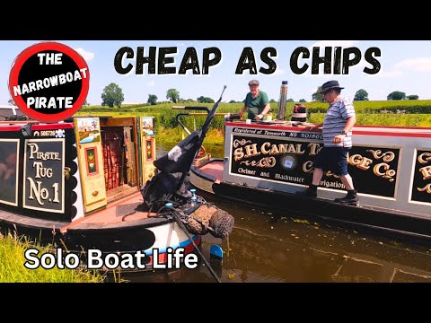 BOAT TOUR  | Towpath Jungle and a Canal side CHIP FEAST [Ep 112]