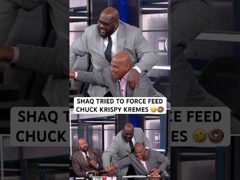 Shaq & Kenny weren’t buying Chuck’s new diet 😂