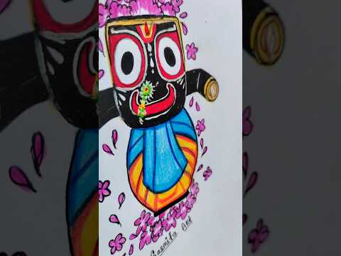 lord jagannath drawing easy // lord jagannath songs  // lord jagannath drawing with oil pastels