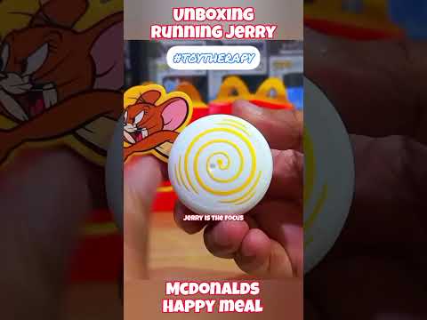 Can you catch me? Unboxing Running Jerry. Tom and Jerry from the McDonald's Happy Meal.