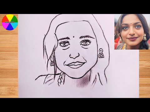 monalisa drawing/how to draw monalisa/ Monalisa ka chitr kaise banaye #monalisaviralgirl#monalisaart