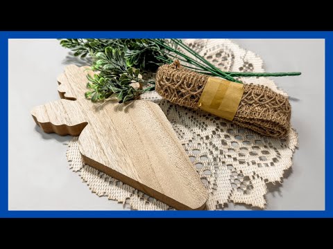 Dollar Tree Carrot Makeover || Lace Carrot DIY || Just 1 Quick Craft