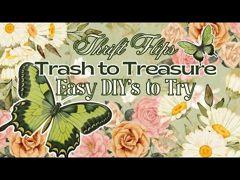 THRIFT FLIPS SALVAGED DIYS~ EASY TECHNIQUES you don't want to miss!🤯