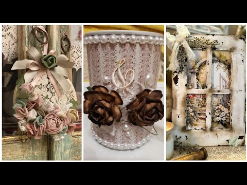 Thrifty Charm Decor Shabby Chic Vintage Rustic Home and Wall Hangings Decor Idea in budget for you