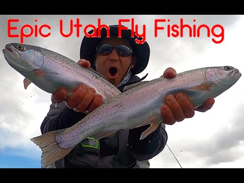 Epic Utah Fly Fishing- 2 Trout Battle