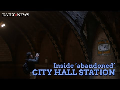 Inside the 'abandoned' Old City Hall subway station