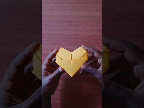 Easy Heart Paper Craft ❤️ | DIY Gift Idea #PaperCraft #DIY #HeartCraft #Handmade #CraftIdeas