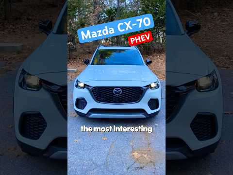 The Mazda CX-70 PHEV